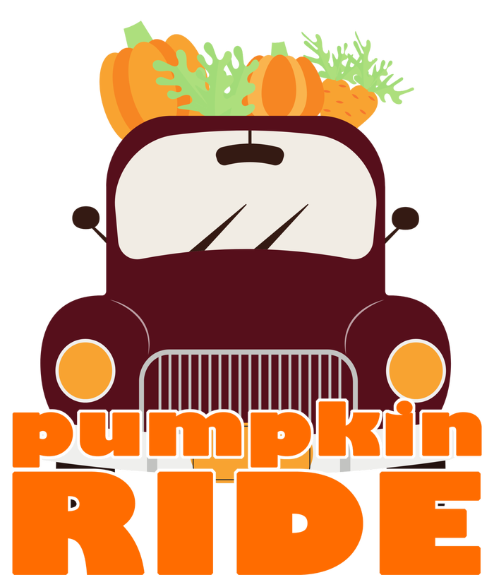 Pumpkin Ride October Fall Women's V-Neck T-Shirt