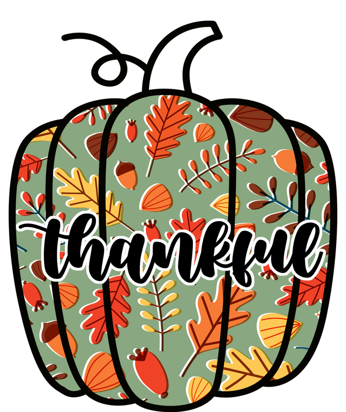 Thankful Fall Nature Pumpkin Women's Racerback Tank