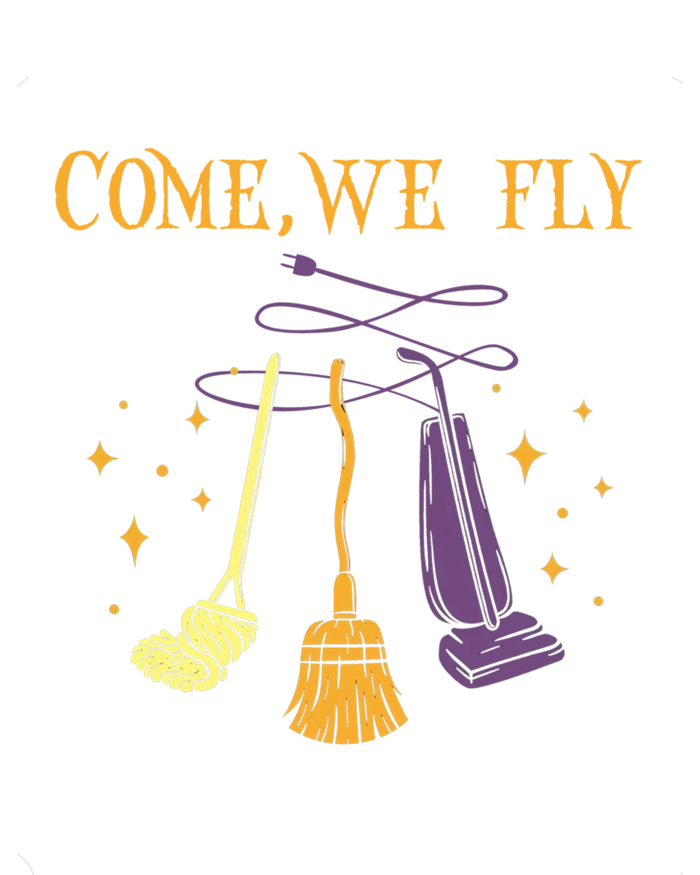 Broom Of Witch Halloween Night Come We Fly Meaningful Gift T-Shirt