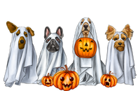 Dog Dressed As Ghost Spooky Season Ghost Dogs Halloween Gift Kids Hoodie