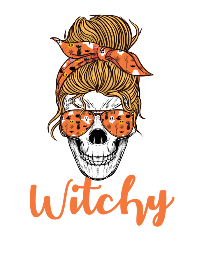 Halloween Witchy Mama Skull Witch Ladies Halloween Gift Sweatshirt