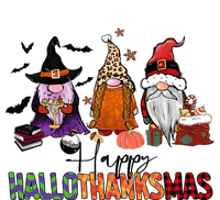 Happy Hallothanksmas Gnomes Plaid Leopard Christmas Gnome T-Shirt