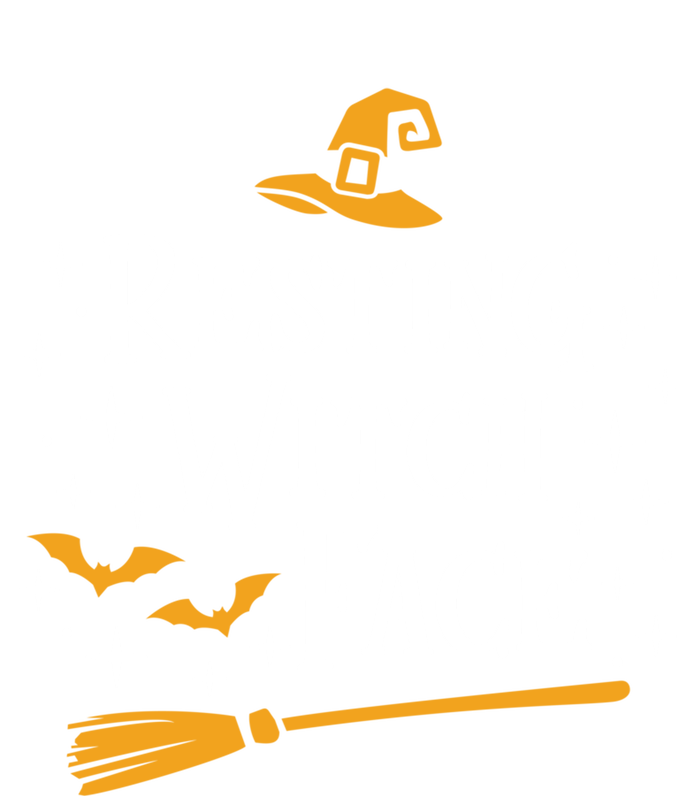 Resting Witch Face Gift Broomstick Funny Spooky Party Women's V-Neck T-Shirt