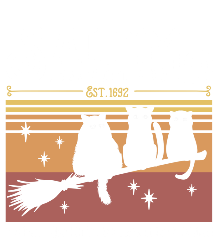 Salem Broom Company Est 1692 Halloween Salem Witch Cat Broom Gift T-Shirt