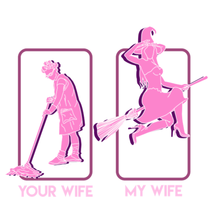 Sexy Witch My Wife Your Wife Halloween Husband Gift Sweatshirt Cinch Pack Bag