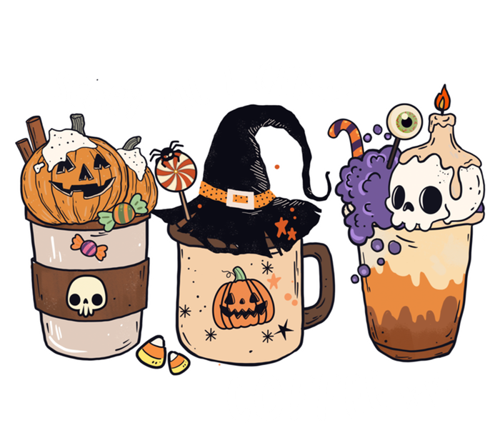 Cute Spooky Halloween Pumpkin S Coffee Gift T-Shirt