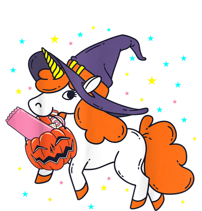 Halloween Unicorn Girls Witchy Unicorn Halloween Dry Zone Grid Polo