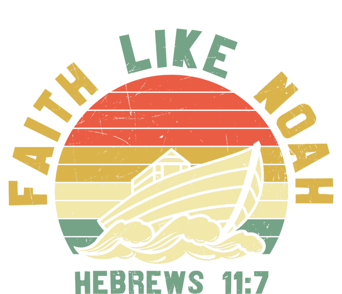 Faith Like Noah Hebrews Sunset Sustainable Beanie