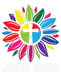 Cool Flower Jesus Saves Hoodie