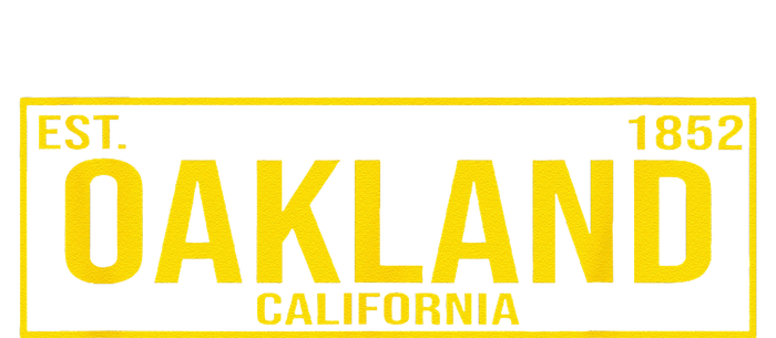 Oakland California License Plate Design Classic Ladies Long Sleeve Shirt