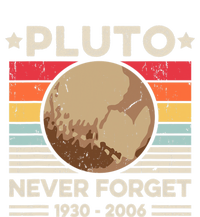 Never Forget Pluto Funny Retro Planet Space Science Tank Top