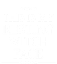 This Is My Resting Witch Face Cute Gift Funny Halloween Top Gift Women's Flannel Pajama Set