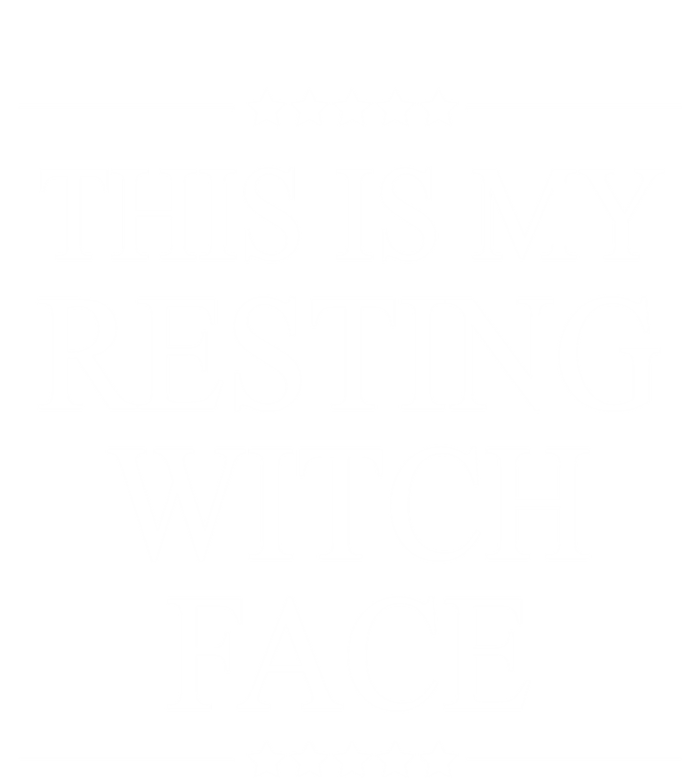 This Is My Resting Witch Face Cute Gift Funny Halloween Top Gift Women's Flannel Pajama Set