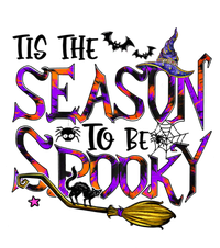 Tis The Season To Be Spooky Vibes Halloween Tie Dye Witch Gift Premium T-Shirt