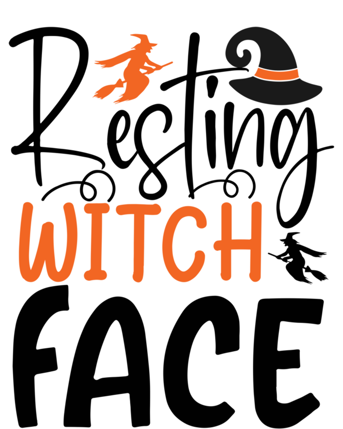 Funny Witches Halloween Party Costume Resting Witch Face Gift Premium T-Shirt