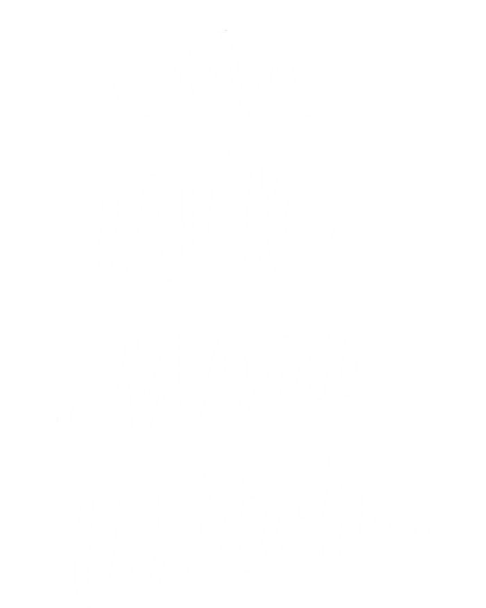 Wife Mom Witch Funny Halloween Funny Gift Witchcraft Wicca Gift T-Shirt