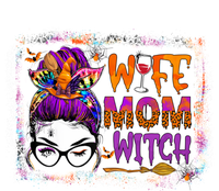 Wife Mom Witch Messy Bun Hair Skull Halloween Costumes Gift Ladies Essential Tank