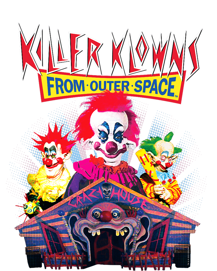 Killer Klowns From Outer Space Crazy House Performance Sprint T-Shirt