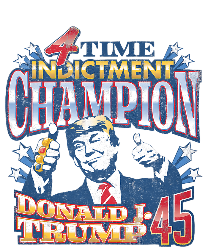 Trump 4 Time Indictment Champion Champ Not Guilty 2024 Tie-Dye T-Shirt