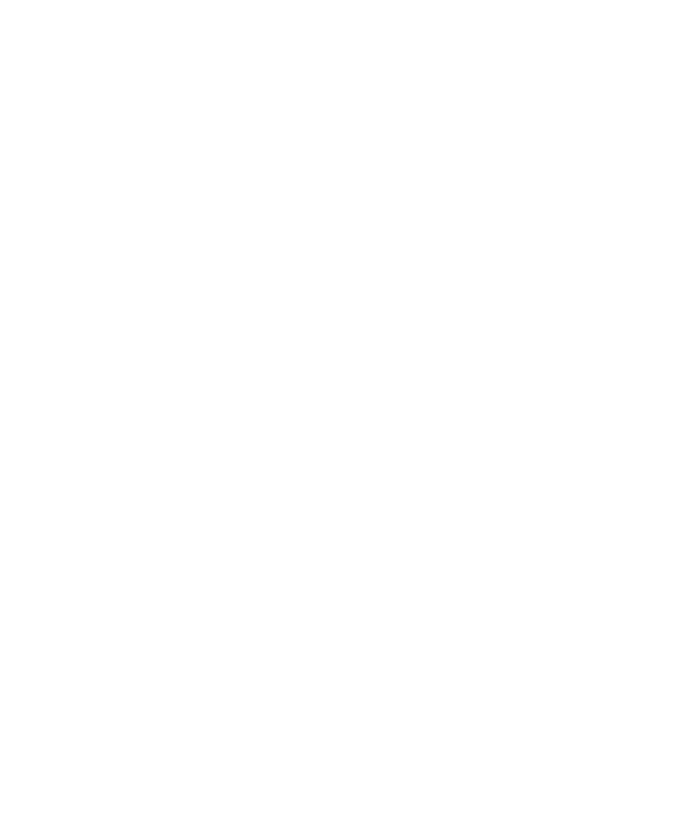 Resting Witch Face Gift Women's Tri-Blend 3/4-Sleeve Raglan Shirt