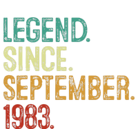 40 Years Old Legend Since September 1983 40th Birthday T-Shirt