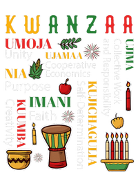 Happy Kwanzaa Drum Kinara Seven Candles Africa Celebration T-Shirt