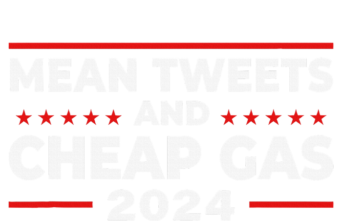 Mean Tweets And Cheap Gas Funny Donald Trump 2024 Election Baby Bodysuit