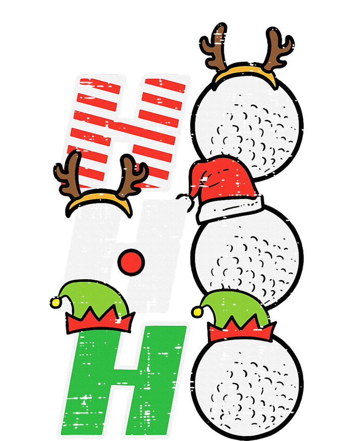 Christmas Golf Ho Ho Ho Funny Xmas Golfing Sports Golfer T-Shirt