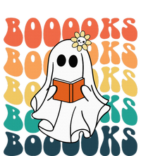 Retro Cute Ghost Book Reading Halloween Teacher Premium T-Shirt