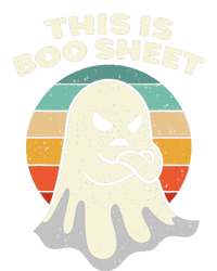 This Is Boo Sheet Ghost Retro Halloween Costume Cropped Pullover Crew