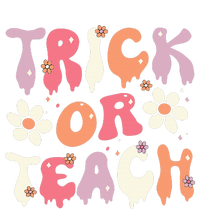 Teacher Halloween Costume Trick Or Teach Ghost Groovy 70s T-Shirt