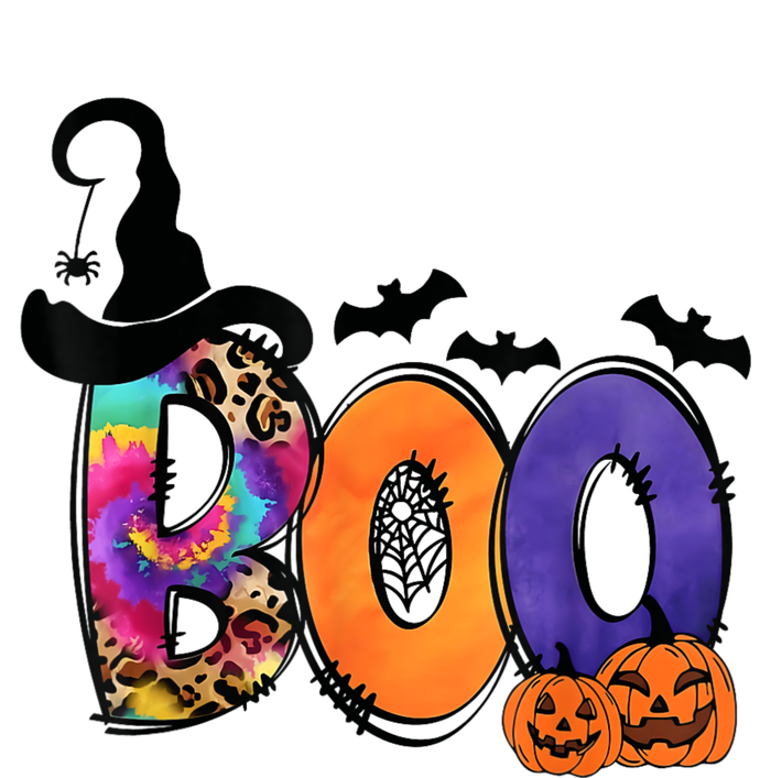 Boo Halloween Costume Spiders Ghosts Pumkin & Witch Hat Cooling Performance Crew T-Shirt