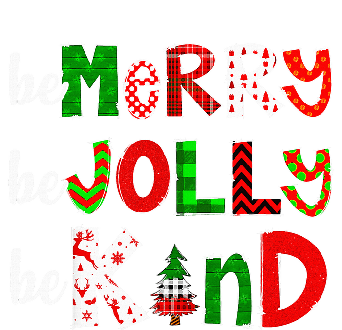 Be Merry Be Jolly Be Kind Merry Christmas Teacher Xmas Pjs T-Shirt