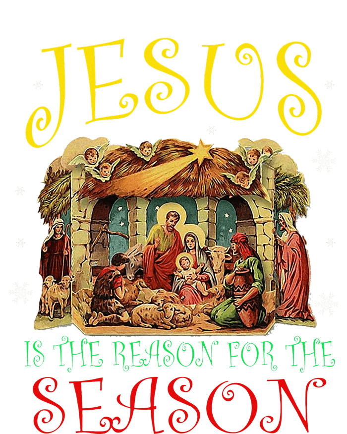 Christmas Nativity Jesus Is The Reason For The Season Manger 16 in Basic Backpack