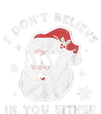 Funny Christmas I Dont Believe In You Either Santa Cute Kids Long Sleeve Shirt