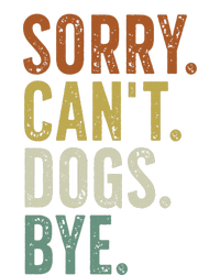 Sorry Cant Dog Bye Women's Tri-Blend 3/4-Sleeve Raglan Shirt