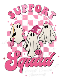 Halloween Ghost Support Squad Breast Cancer Pink Ribbon Women's T-Shirt