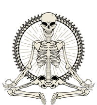 Skeleton Meditating Yoga Namaste 7 Chakras Spooky Halloween Cool Gift T-Shirt