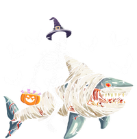 Skeleton Riding Mummy Shark Funny Halloween Pumpkin Witch Gift Kids T-Shirt