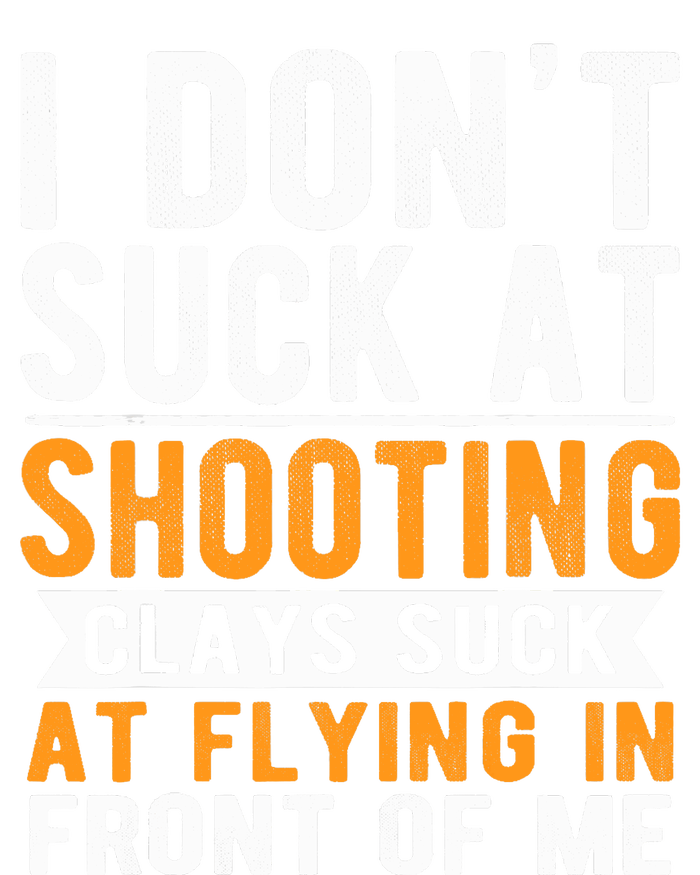 I Dont Suck At Shooting Skeet Trap Funny Clay Pigeon Kids T-Shirt