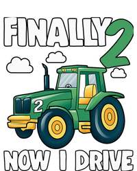 Finally 2 Now I Drive 2nd Birthday Party Boy Tractor T-Shirt