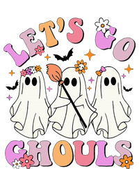 Lets Go Ghouls Halloween Ghost Outfit Costume Retro Groovy Poster