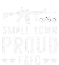 Small Town Proud FAFO Vintage Kids Long Sleeve Shirt