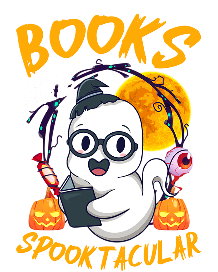 Boooks Ghost Funny Halloween Teacher Book Library Reading Cool Gift T-Shirt