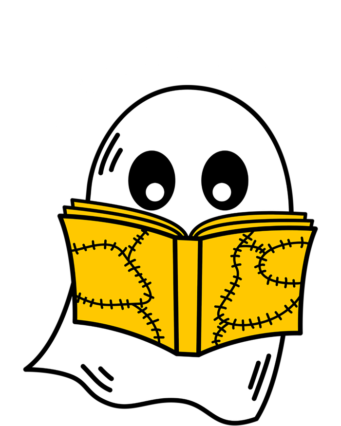 Booooks Ghost Halloween Reading Cute Ghost Reading Book Cool Gift T-Shirt