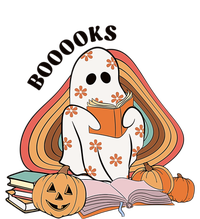 Booooks Groovy Ghost Reading Book Teacher Halloween Gift Tall Hoodie