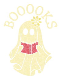 Boooooks Funny Ghost Reading Books Gift Full-Length Apron With Pockets