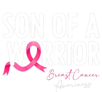 Son Of A Warrior Pink Ribbon Breast Cancer Awareness T-Shirt