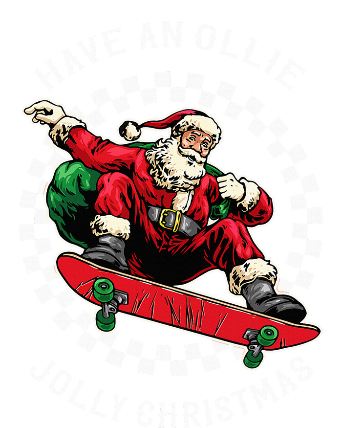 Have An Ollie Jolly Christmas Santa Claus Short Acrylic Beanie