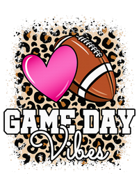 American Football Lover Game Day Leopard Cheetah Football Women's Pullover Hoodie